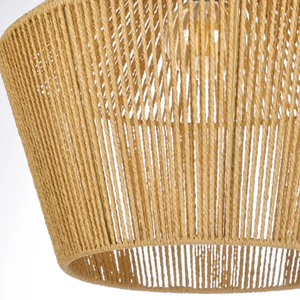 Nordic Hand-woven <b>Rope</b> Pendant <b>Light</b> Balcony Tatami Hemp <b>Rope</b> Lamp - Product Image 5
