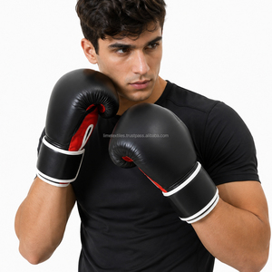 Gants de boxe professionnels sur mesure de haute qualité en cuir véritable, respirants, légers, avec fermeture auto-agrippante - Product Image 4