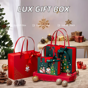 Custom Eco-Friendly Handmade Luxury <b>Christmas</b> Gift <b>Box</b> Hot Sale Paper <b>Box</b> Gold Foil Stamping Embossing Magnetic Closure Holiday - Product Image 5