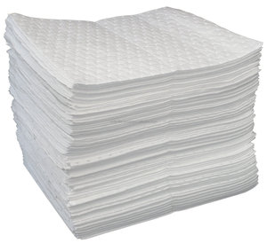 N-FIBER P45 Almohadillas Absorbentes de Aceite Hidrófobas de Alta Absorción de 1.6L para Control de Derrames Industriales, 100 Almohadillas/Caja - Product Image 6
