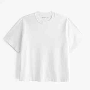 Camiseta Oversize de Algodón 100% Pesado con Cuello Redondo Acanalado y Logotipo OEM Personalizado para Streetwear - Product Image 2