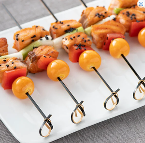 Bamboo Skewers for fruit <b>bbq</b> - Eco-Friendly Disposable <b>BBQ</b> Stick Bamboo Skewer From Vietnam to EU USA Free Tax - Product Image 2