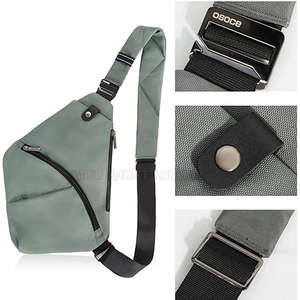 Sac bandoulière en polyester pour homme, taille personnalisée, avec fonction antivol et impression de logo sur mesure - Product Image 2