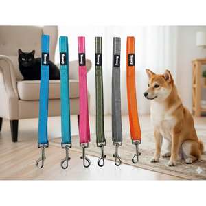 Laisse Réfléchissante pour Chien Yommy 120CM Double Sécurité 6 Couleurs 4 Tailles Laisse pour Animaux de Compagnie de Qualité avec Style - Product Image 4
