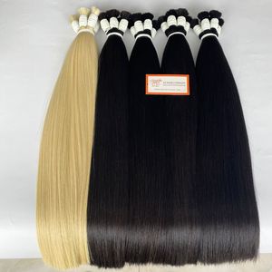Extensions de vrais cheveux humains en vrac de couleur naturelle droite d'os disponibles directement des donneurs vietnamiens - Product Image 3