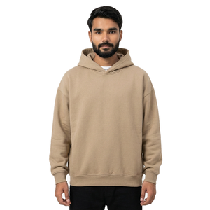 Sudaderas personalizadas de marca privada para hombre, sudaderas extragrandes con hombros caídos, sudaderas de marca de ropa urbana para hombre - Product Image 4