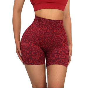 Shorts de sport et de yoga pour femmes en polyester 100% à séchage rapide, imprimés par sublimation, respirants, pour la natation - Product Image 3
