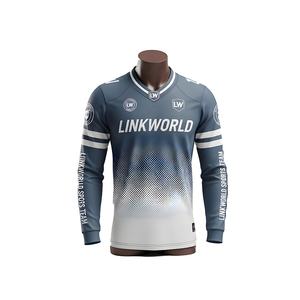 Camiseta de hockey sobre hielo personalizada, impresión de transferencia de calor, diseño de logotipo, Enlace para adultos, equipo deportivo internacional, transpirable, ecológico, de secado rápido - Product Image 2