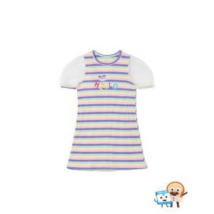 Vestido Azul de Algodón Estilo Coreano OZKIZ para Niñas de 2 a 6 Años, 100% Algodón, Moda Infantil de Verano al por Mayor - Product Image 1