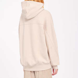 Sweat à capuche oversize pour femme de haute qualité, idéal pour l'hiver, avec logo personnalisé sur le devant, mélange polyester/coton - Product Image 3