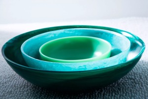 Bol de service Venus en résine polie, style européen glamour, durable, écologique, pour salade, soupe, 10 pouces, idéal pour la maison et les fêtes, qualité alimentaire - Product Image 4