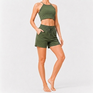 Ensemble décontracté pour femmes, short taille haute et haut court, confortable et décontracté pour l'été - Product Image 5