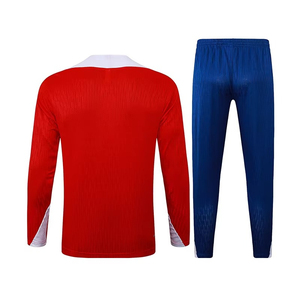 Conjunto Deportivo de Fútbol para Hombre, Estampado, Manga Corta, Transpirable, de Secado Rápido, Poliéster Ligero, 2 Piezas - Product Image 2