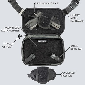 Sac à bandoulière tactique de qualité supérieure EDC – Sac de transport minimaliste à accès rapide - Product Image 6