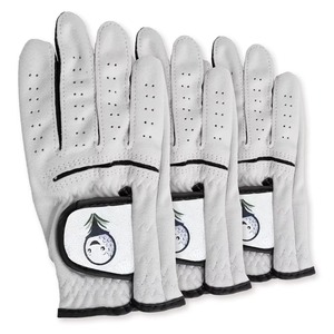 Guantes de Golf Blancos Junior de Primera Calidad, Material de Poliéster para Adultos, Agarre Superior, Duraderos, Antideslizantes, Disponibles en Cuero Genuino - Product Image 1