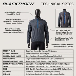 Chaqueta Anorak Cortavientos Transpirable de Tejido Softshell para Hombre, con Logotipo Personalizado, Impermeable, Ligera, con Cremallera Completa y Capucha para Entrenamiento - Product Image 6