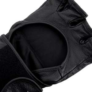 Gants d'entraînement UFC MMA Boxe Sanda en cuir PU léger antidérapant avec sangle de poignet réglable demi-doigt - Product Image 5