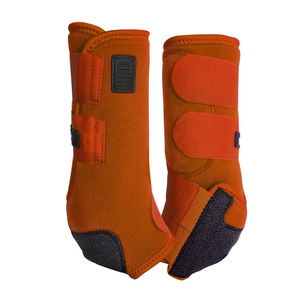 Bottes de protection pour chevaux en cuir et nylon de haute qualité - Soutien durable pour la thérapie équine - Options personnalisables - Modèle - Product Image 2
