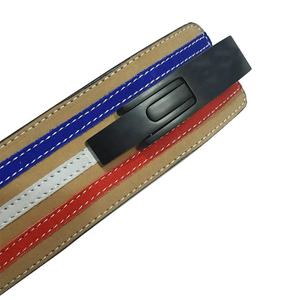 Ceintures de musculation en cuir de vache personnalisées, ceinture de musculation à levier, ceinture de musculation en cuir de 10 mm 13 mm, ceinture de soutien dorsal à levier pour la musculation - Product Image 3