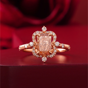 แหวนเพชรแล็บโกรว์ 1.30 กะรัต VVS2 ฝังแบบหนามเตย ทองคำแท้ 14K - Product Image 1