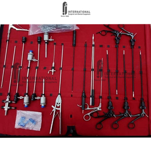 Ensemble d'instruments laparoscopiques pédiatriques de 23 pièces, ensemble d'instruments laparoscopiques miniatures pour chirurgie abdominale, ensemble de pinces laparoscopiques - Product Image 2