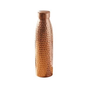 Handmade Hammered Pure Copper Water <b>Bottle</b> Luxury Metal <b>Vintage</b> Embossed Yoga Travel Fitness Drinking Vessel Wholesale - Product Image 3