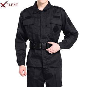 2025 meilleure vente garde de sécurité uniforme noir extérieur sécurité uniforme usine Polyester et coton vêtements de sécurité extérieure - Product Image 2
