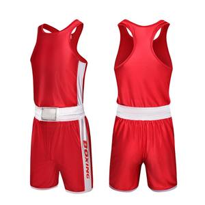 Uniforme de Boxeo Personalizado de Poliéster para Hombre, Transpirable, con Logotipo Personalizado en la Parte Delantera/Trasera - Product Image 3