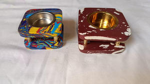 Quemador de incienso de resina hecho a mano árabe Falak World Export 2025, quemador Mabkhara para Ramadán Bakhoor, Material de madera, uso religioso - Product Image 3