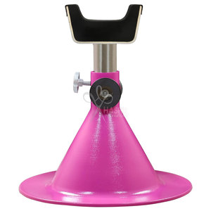 Support de sabot rose de qualité supérieure pour chevaux de taille standard, idéal pour le soin des sabots équins et le sabotage, personnalisable avec votre marque. - Product Image 5