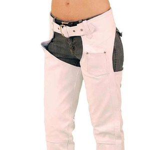 Wholesale Price Solid Material Breathable Washed Men Leather <b>Chaps</b> Cheap Price New Arrival Men Genuine Leather <b>Chaps</b> - Product Image 4