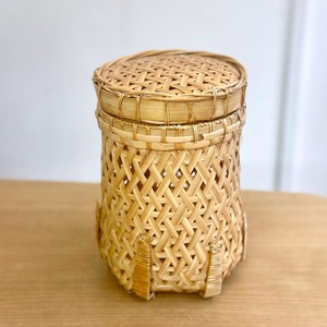 Wedding candy <b>box</b> <b>hamper</b> party favour containers decorative hand-woven bamboo storage boxes - Product Image 5
