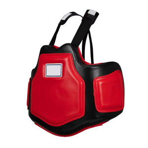 2025 Men's New Design Lightweight Adjustable Breathable Anti-Slip Leather Body Protector Sports Safety <b>Equipment</b> for Taekwondo - Product Image 1