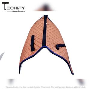 Tapis de selle tout usage matelassé rose doré en polyester avec doublure polaire et sangle de transport pour l'équitation – Durable - Product Image 4