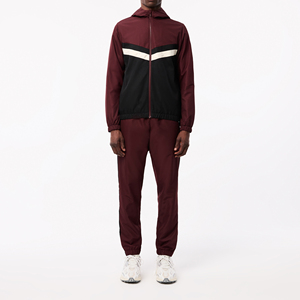 Conjunto Deportivo con Capucha y Cremallera para Hombre, Diseño de Parches, Estilo Invernal, Dos Piezas, Talla Adulto, Superventas - Product Image 1