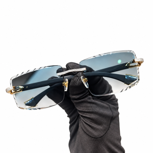 Gafas de Sol Unisex de Alta Calidad con Cristales Moissanite Antireflejantes, Corte Rectangular Personalizado, Gran Venta, Visión Nocturna - Product Image 1