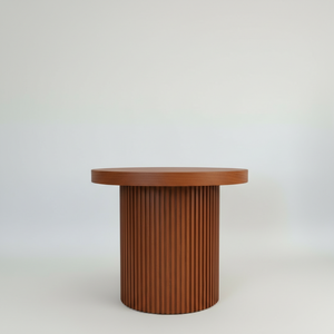 Mesa Auxiliar de Diseño Moderno, Mesa de Centro con una Sola Pata, Color Marrón Claro, Mueble de Hogar de Lujo y Duradero, Color Dinámico - Product Image 1