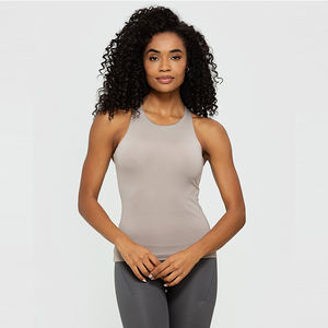 Camisetas sin Mangas para Mujer, al por Mayor, Personalizadas con Logotipo, 100% Algodón, Secado Rápido, Transpirables, Cuello Redondo, Color Sólido, Venta Caliente - Product Image 2