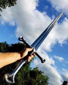Espada Vikinga de Acero Inoxidable de 8 Pulgadas con Funda, Hoja Recta No Ajustable, Accesorios de Cosplay de Leyenda DIY ODM Hechos a Mano, Superventas - Product Image 4