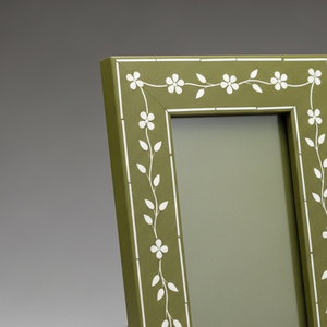Handcrafted Bone Inlay Photo <b>Frame</b> with Floral Pattern Luxury Mosaic <b>Picture</b> Wood <b>Frame</b> Traditional Indian Art Decorative - Product Image 4