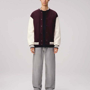 Vestes universitaires pour hommes à prix de gros, unies, teintes, hiver, séchage rapide, meilleures ventes, service OEM, anti-plis, haute qualité - Product Image 3