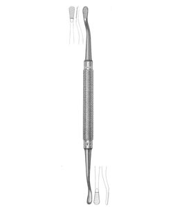 Lima de hueso Howard Fig 12A, manual, de acero inoxidable de primera calidad - Product Image 3