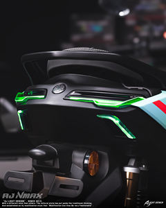 Luz Trasera y Direccional para Motocicleta AJLIGHT DESIGN RGB LED de Cuatro Lentes para NMAX V3 |   Sistema de Iluminación de Reequipamiento/Actualización Hecho en Taiwán - Product Image 5