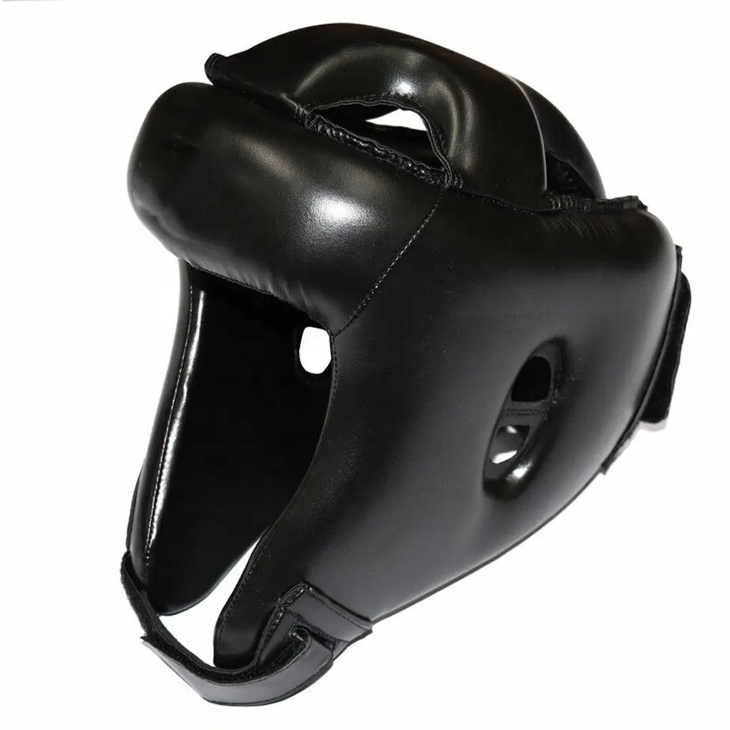 Top Qualität kundenspezifisch Hersteller Lieferung Muay Thai Boxhelm Unisex Kampftraining Boxkopfbekleidung