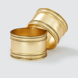 Anillo de Servilleta Metálico de Primera Calidad para Mesa de Comedor, Bodas, Fiestas, Hoteles, Restaurantes, Decoración Elegante de Mesa - Product Image 1