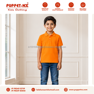Camiseta Polo Naranja de Alta Demanda para Uniformes Escolares, Uniformes Personalizados para Clases, Camiseta Polo de Manga Corta - Product Image 2