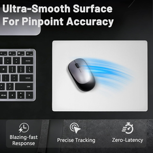 工場カスタムプロ仕様高品質エコフレンドリー耐水性滑り止めベース傷防止強化ガラスゲーミングマウスパッド - Product Image 6