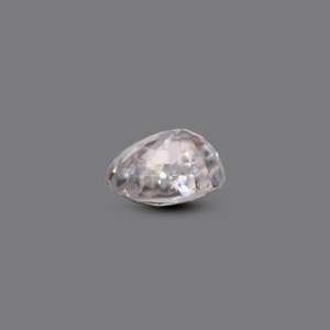 Exquisite 4.6 Carat White Zircon Loose Gemstone-Faceted Lab Created 5A Quality for Fine Jewelry - Product Image 3