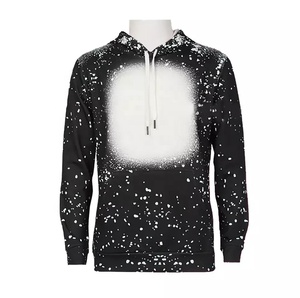 Spring and Autumn New Design 3D Blank Heat Transfer Sublimation Custom Hooded Sweatshirt <b>Tie</b> Dye 95% <b>Polyester</b> Casual Hoodie - Product Image 4