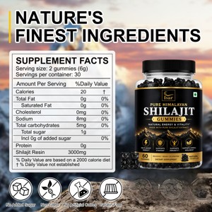 Gummies de Shilajit 100% Naturelles les Plus Vendues – Gummies de Shilajit Pures et Authentiques de Qualité Alimentaire pour l'Énergie Naturelle et le Soutien Immunitaire - Product Image 4